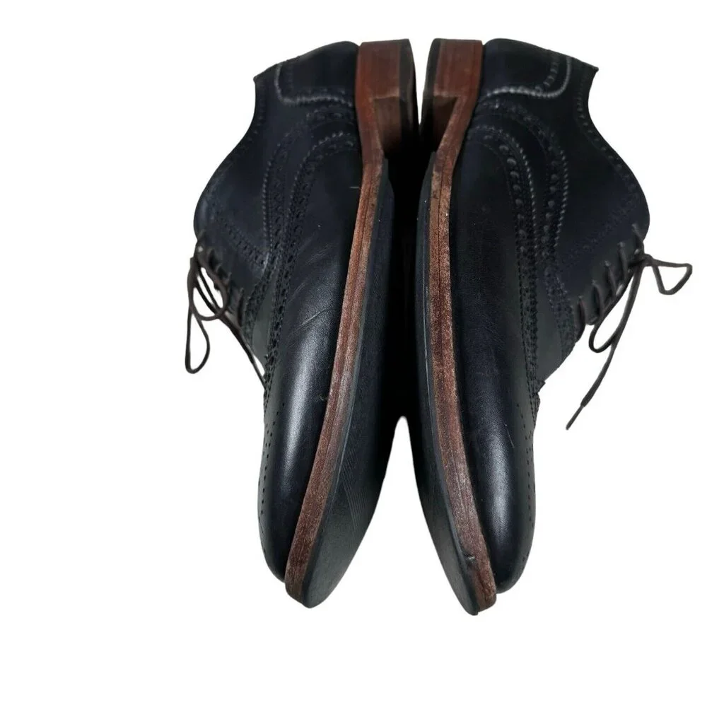 Antonio Maurizi Men's Leather Wingtip Oxford Dress Shoes‎ Size 43 / US 9.5-10